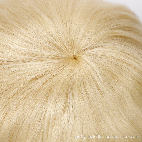 Rebecca Wholesale 9 inches Cheap Short Pixie Cut Human Hair Wig Remy Brazilian Hair Wigs 613 Blonde Non-Lace Front Wig For Women